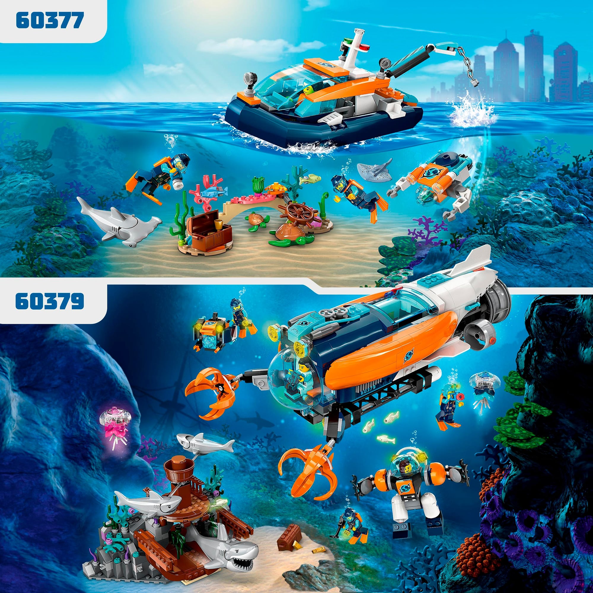 LEGO City   Meeresforscher-Boot                       60377