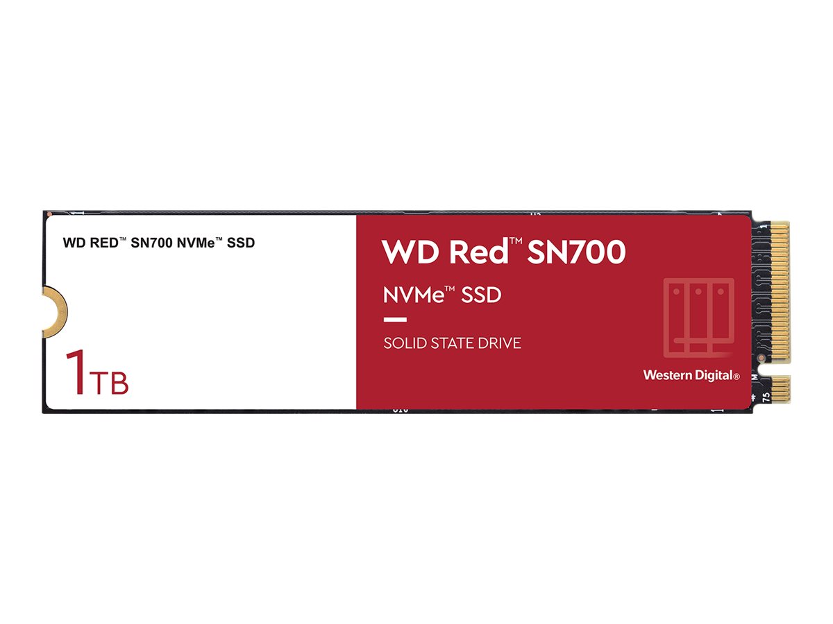 WD Red SN700 WDS100T1R0C - 1 TB SSD - intern - M.2 2280 - PCI Express 3.0 x4 (NVMe)