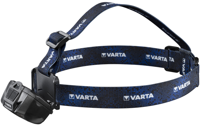 Varta WORK FLEX MOTION SENSOR H20 - Stirnband-Taschenlampe - Schwarz - Blau - 2 m - IP54 - LED - 3 W