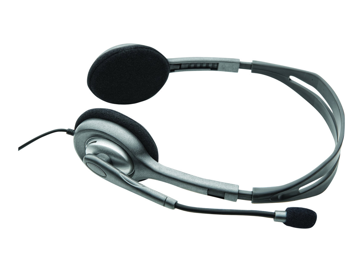 Logitech Stereo Headset H110 - Headset - On-Ear - kabelgebunden - 3,5 mm Klinke