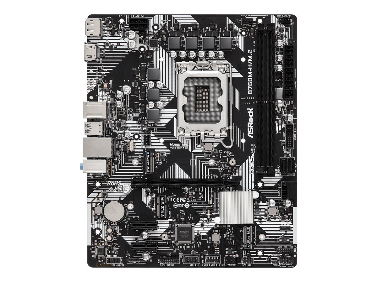 AsRock B760M HDV/M.2 (DDR5) - Intel B760 - So. 1700 - mATX
