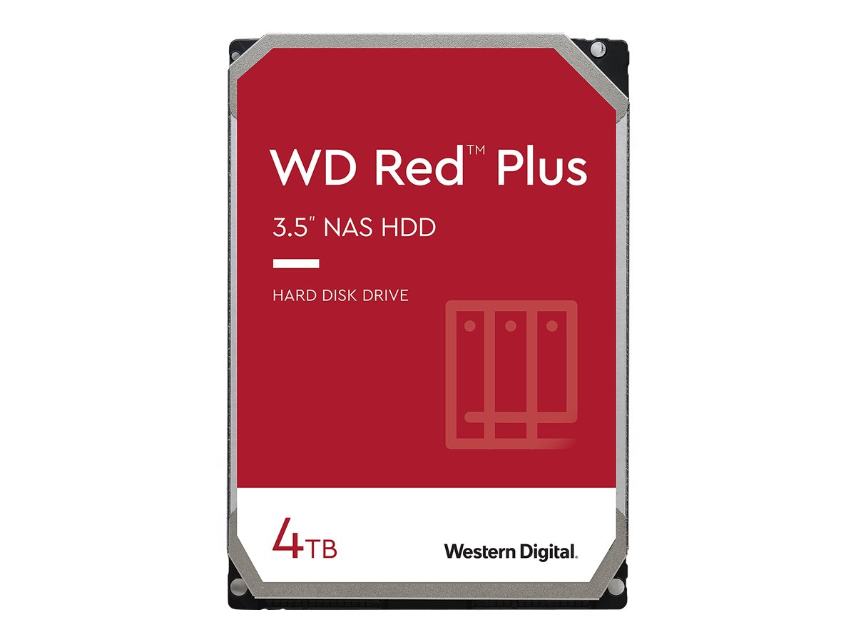 WD Red Plus WD40EFPX - Festplatte - 4 TB - intern - 3.5" (8.9 cm)