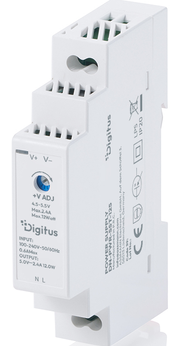 Netzteil 5V DC 15W Step-Shape DIN-Rail