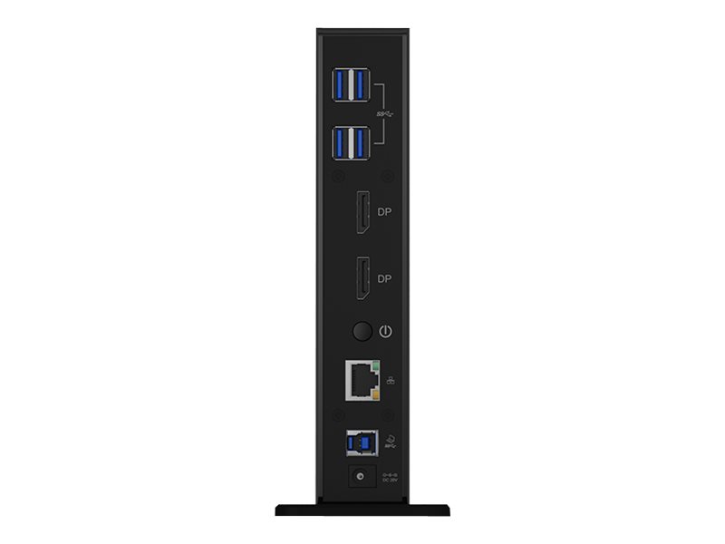 ICY BOX | DockingStation für PC/Notebook, inkl. 2x DisplayPort™ bis zu 4K@60Hz | black
