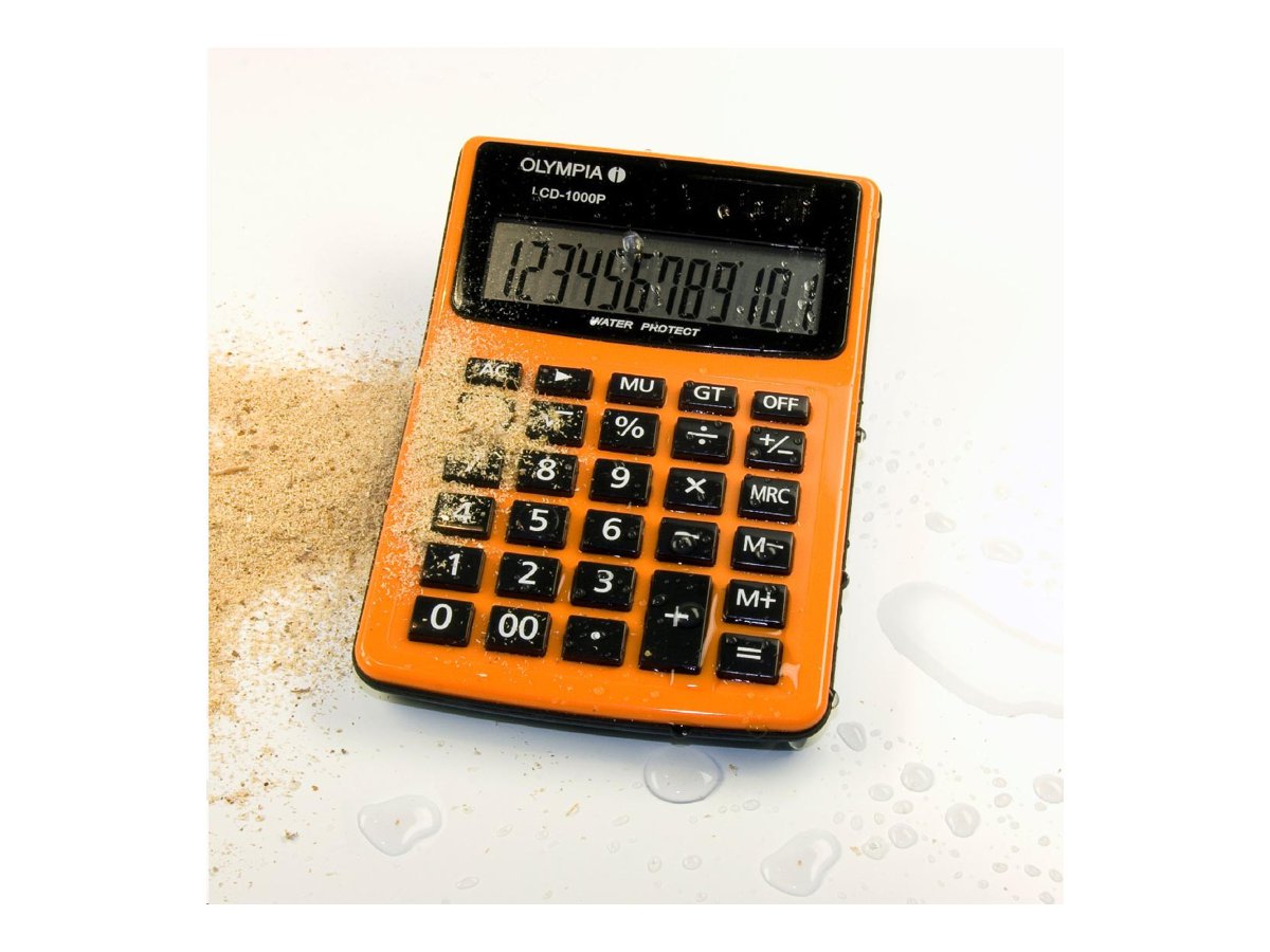 LCD 1000P - Desktop-Taschenrechner - 12-stelliges Display