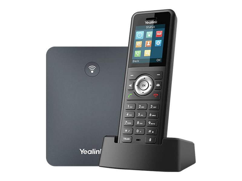 Yealink W79P - Schnurloses VoIP-Telefon - mit Bluetooth-Schnittstelle mit Rufnummernanzeige