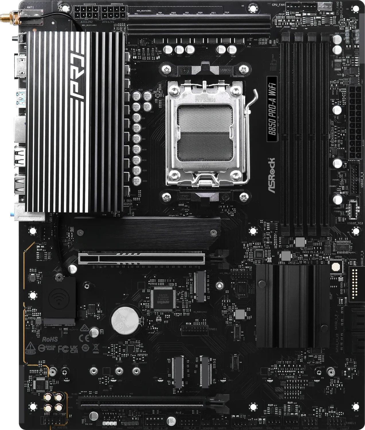 AsRock B850 Pro-A WiFi - AMD B850 - So. AM5 - ATX