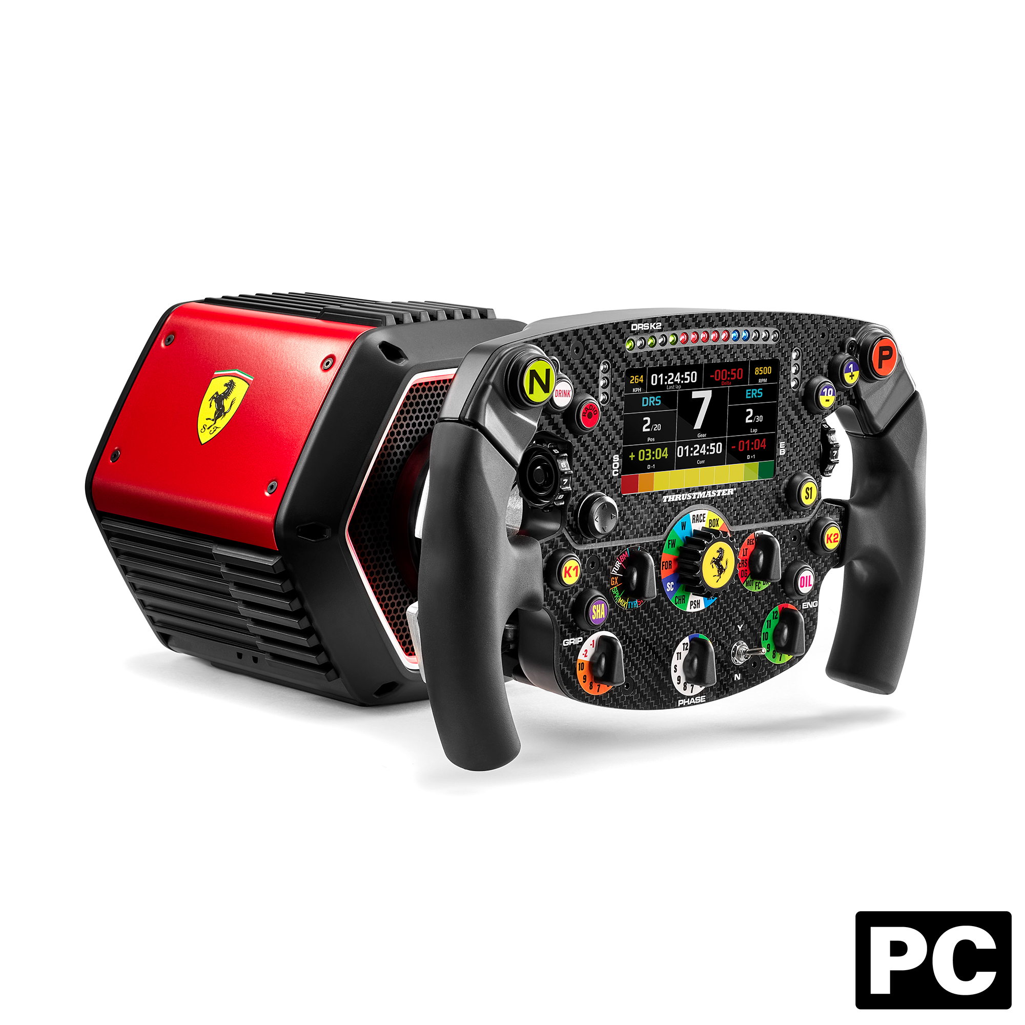 Thrustmaster Ferrari 488 GT3 Lenkrad Add-on (PS5/PS4/Xbox SX/Xbox One/PC)