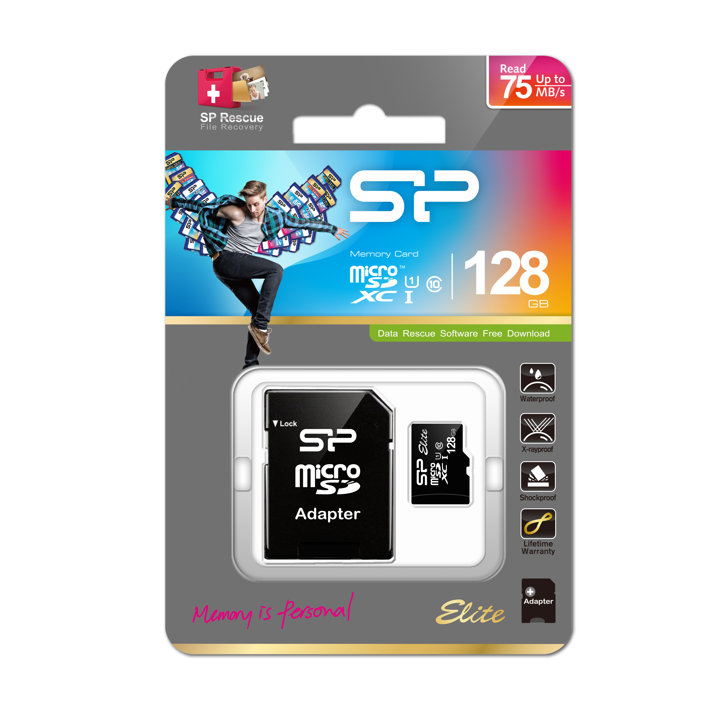 Silicon Power Elite - Flash-Speicherkarte - 128 GB