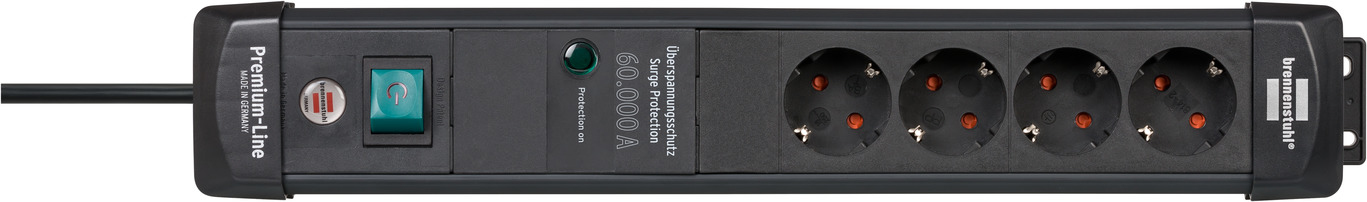 Premium-Line ÜSS 4fach schwarz *DE*