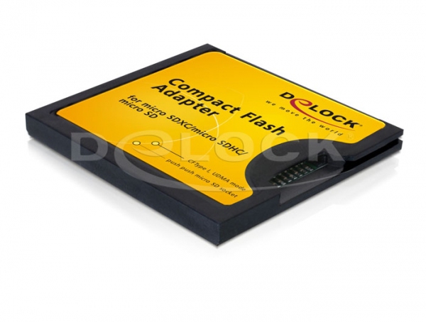 Delock Compact Flash Adapter - Kartenadapter (microSD, microSDHC, microSDXC)