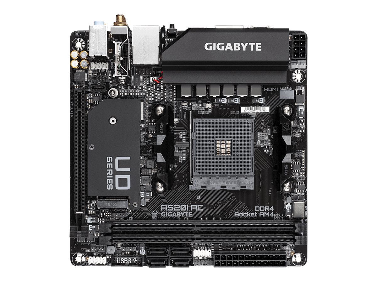 Gigabyte A520I AC - AMD A520 - So. AM4 - ITX