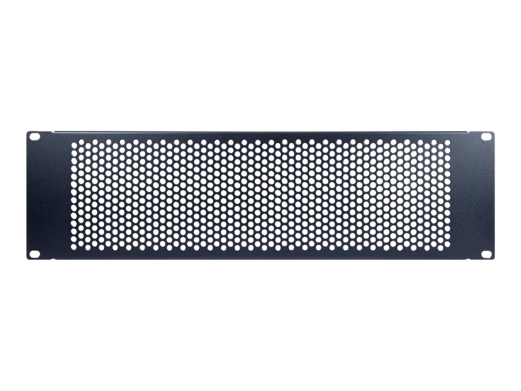 Inter-Tech PINHOLE APERTURE - Blindplatte - RAL 9005 - 3U - 48.3 cm (19")