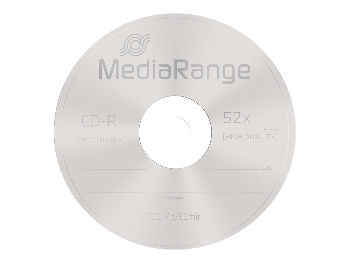 MediaRange CD-R 700MB 100 Stk. Spindel 52x