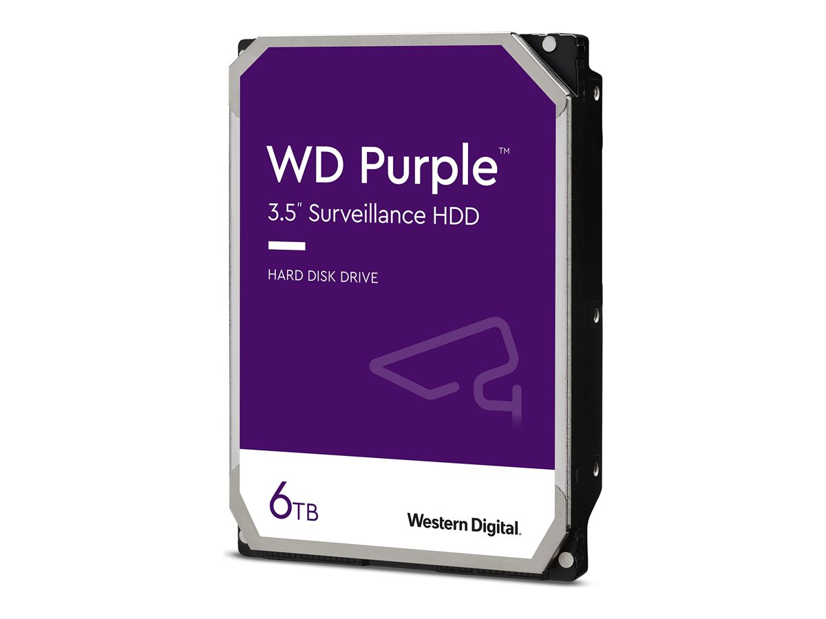 Purple     8.9cm (3.5")  6TB SATA3 5400  256MB WD64PURZ