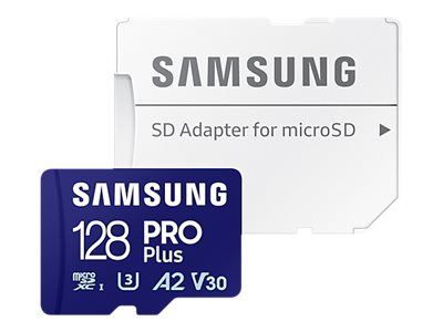 SD MicroSD Card 128GB Samsung SDXC PRO Plus (2023)(CL10) retail