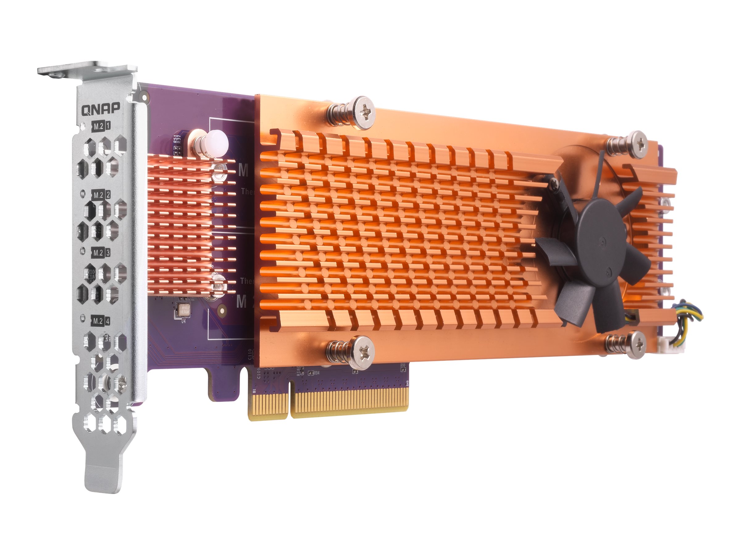 QNAP QM2-4P-384 - Speicher-Controller - PCIe 3.0 Low-Profile