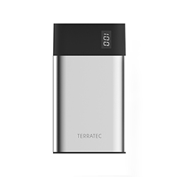 TerraTec P80 Slim - Powerbank - 8000 mAh - 2.4 A - 2 Ausgabeanschlussstellen (USB)