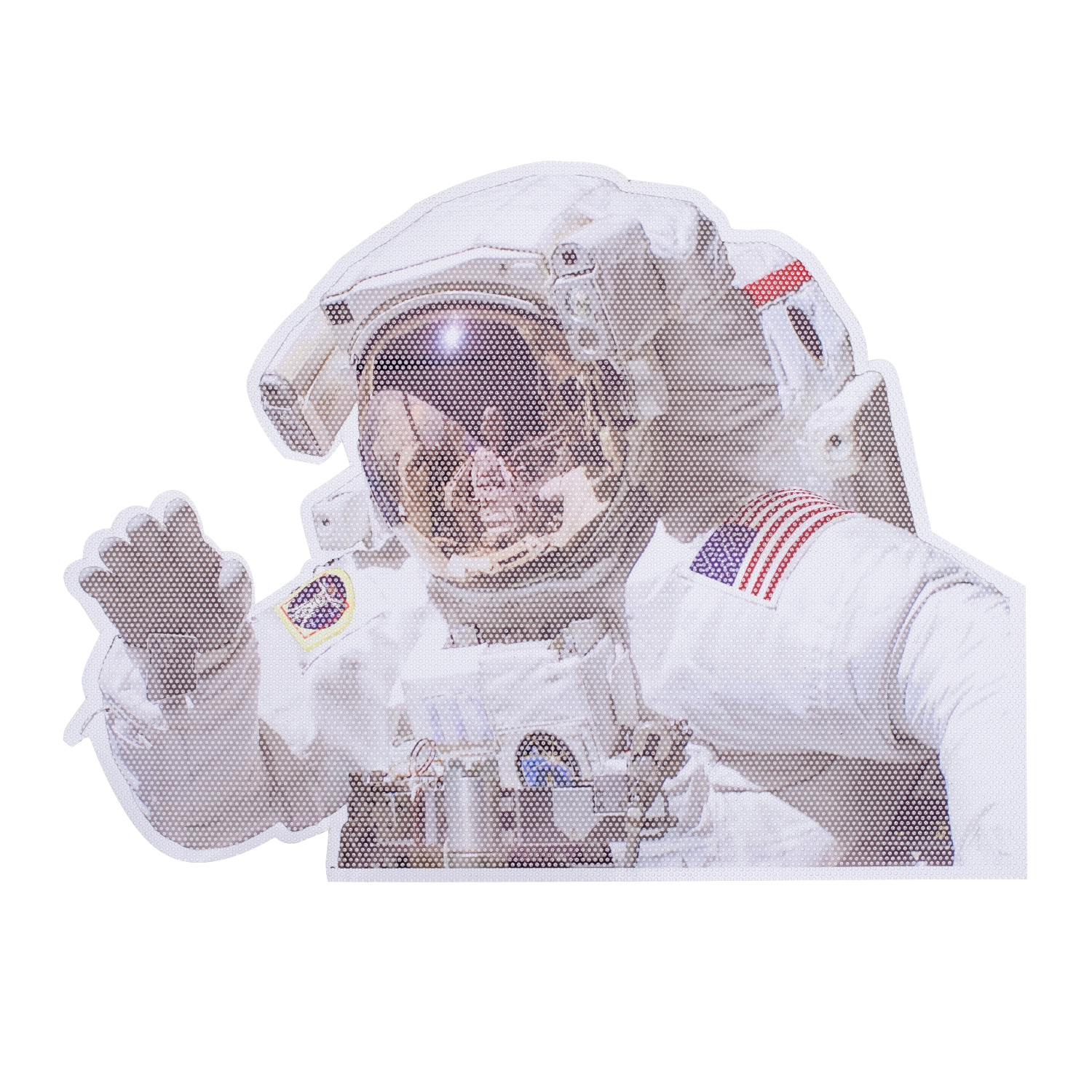 Astronaut Autofensteraufklebern | Weiß | Fenster