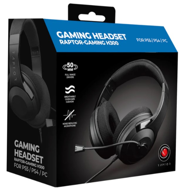 Raptor Gaming H300 schwarz - Over-Ear - 3.5mm Klinke