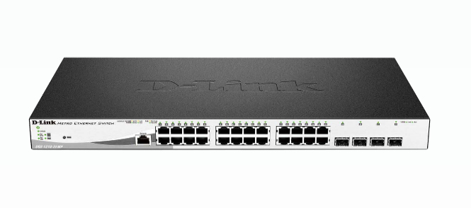 D-Link DGS 1210-28MP - Switch - managed - 24 x 10/100/1000 (PoE+)