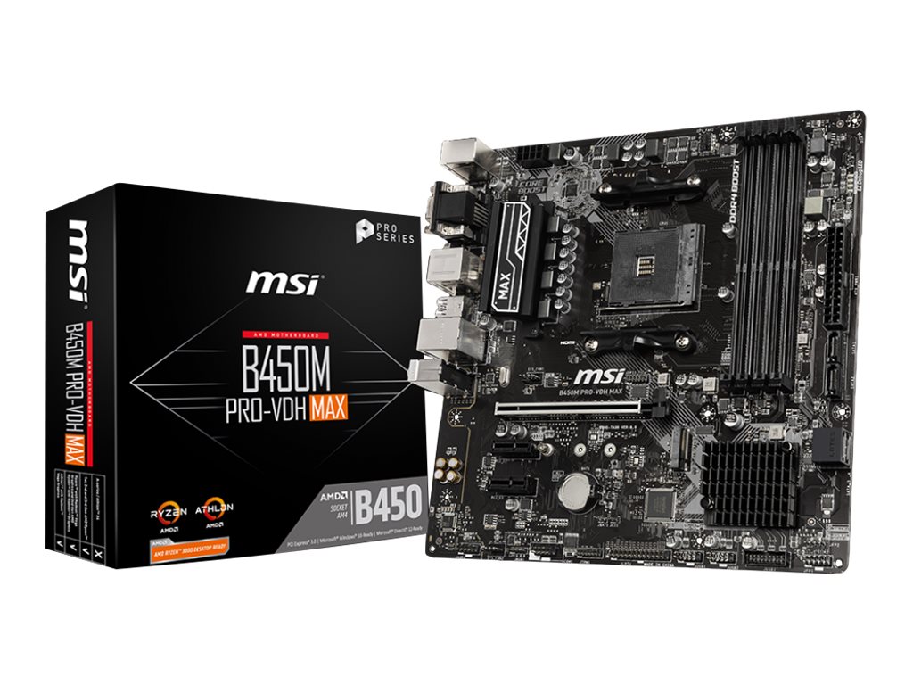 MSI B450M Pro-VDH MAX - AMD B450 - So. AM4 - mATX