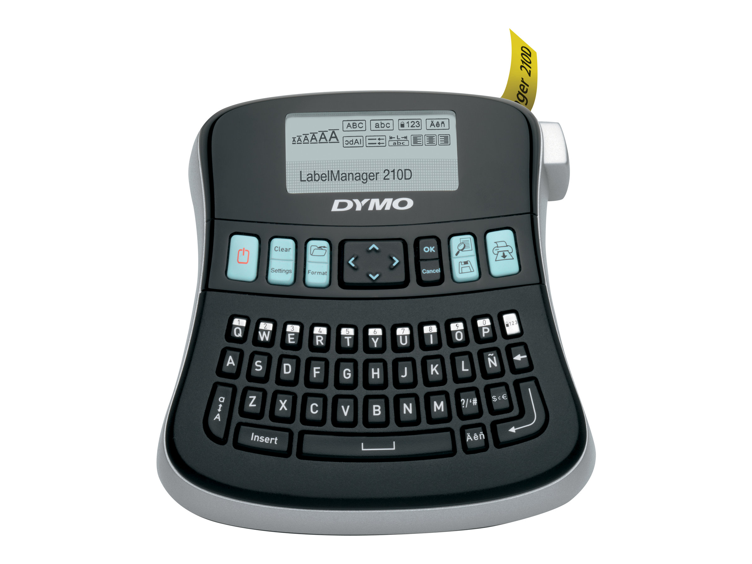 DYMO LabelManager 210D+ 6/9/12      mm D1-Bänder Qwerty EU
