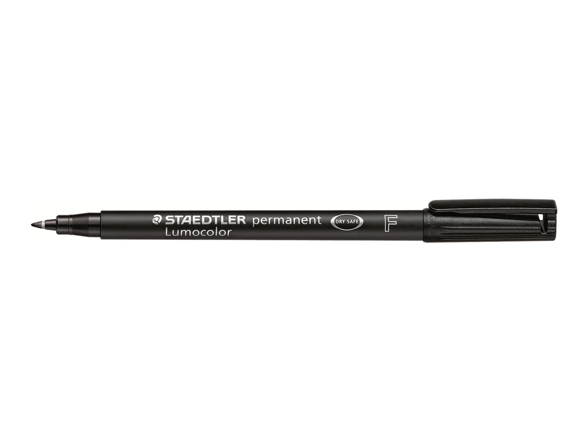 Folienstift Lumocolor perm F schwarz 10 Stück