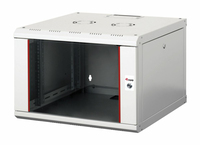 Equip Netzwerkschrank 19"  07U 600x600mm Glastür   grau