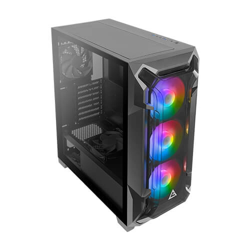 Antec Dark League Dark Fleet DF600 Flux - Schwarz - Glasfenster