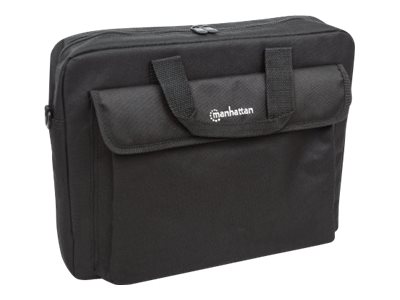 Manhattan London Laptop Bag 15.6", Top Loader, Accessories Pocket, Shoulder Strap (removable)