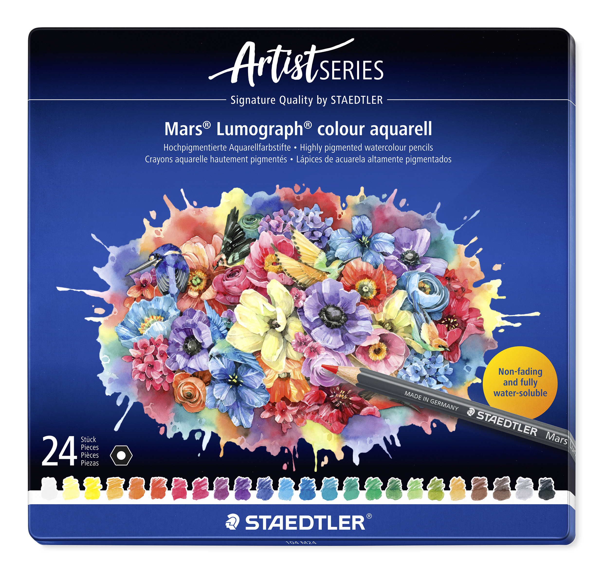 Farbstift aqua Mars – 24er Set – 100% PEFC