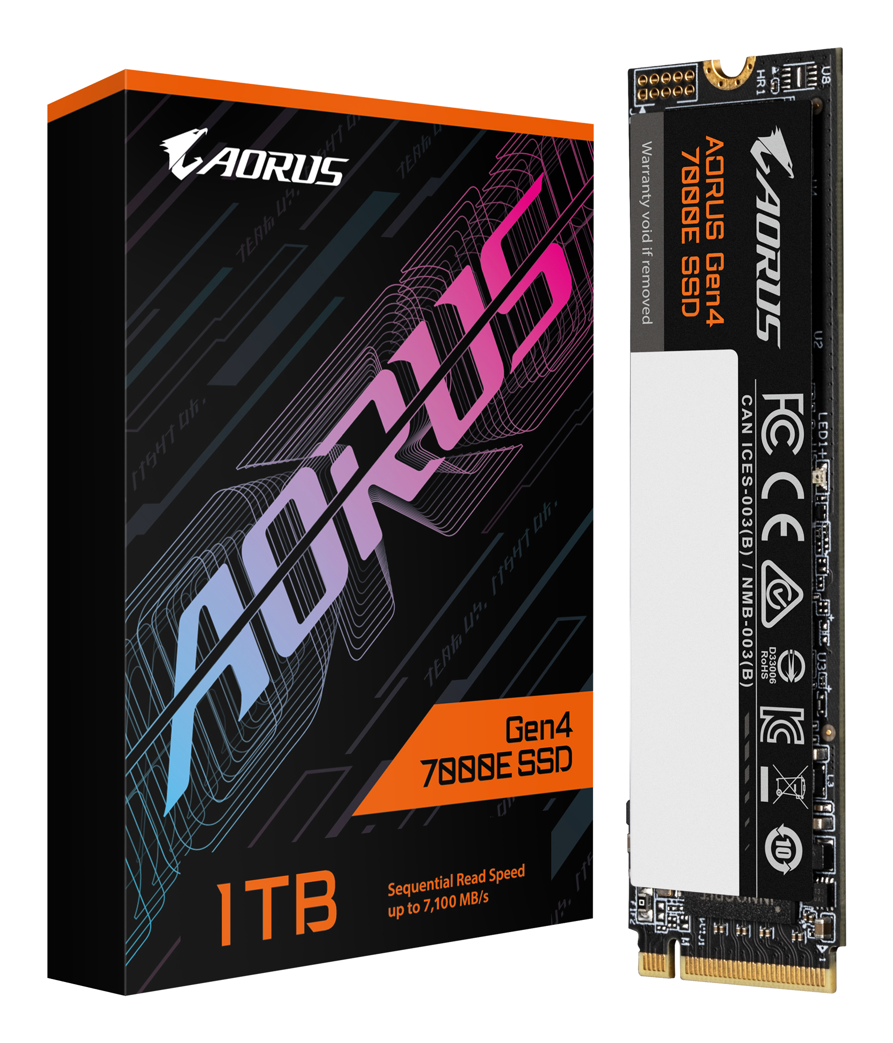 SSD   1TB Gigabyte AORUS GEN4 7000E M.2  PCI-E   NVMe