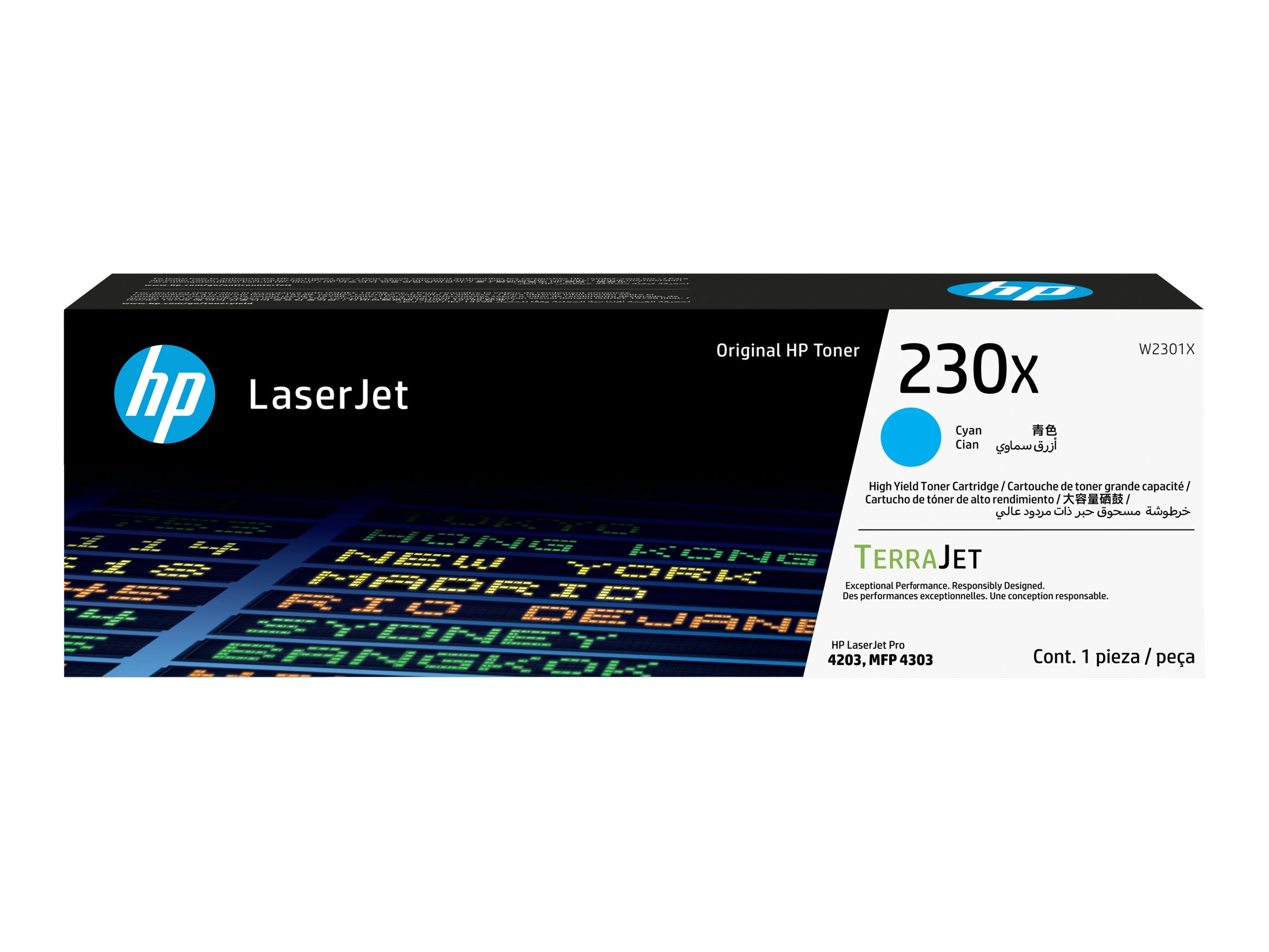 230X Cyan LaserJet Tonerpatrone