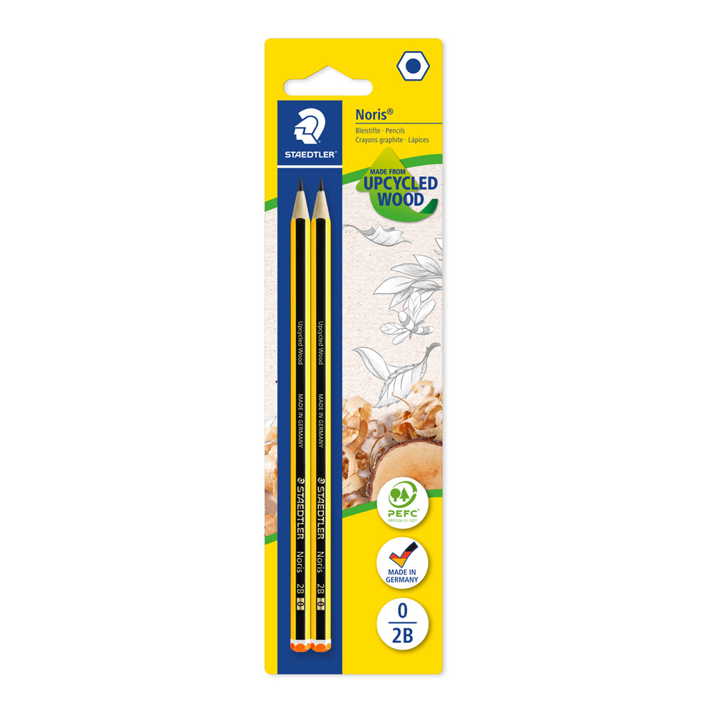Bleistift Noris 2B 100% PEFC 12 Stück