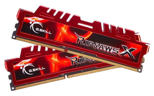 2x 4GB (8GB Kit) DDR3-1600 G.Skill RipJawsX rot CL9