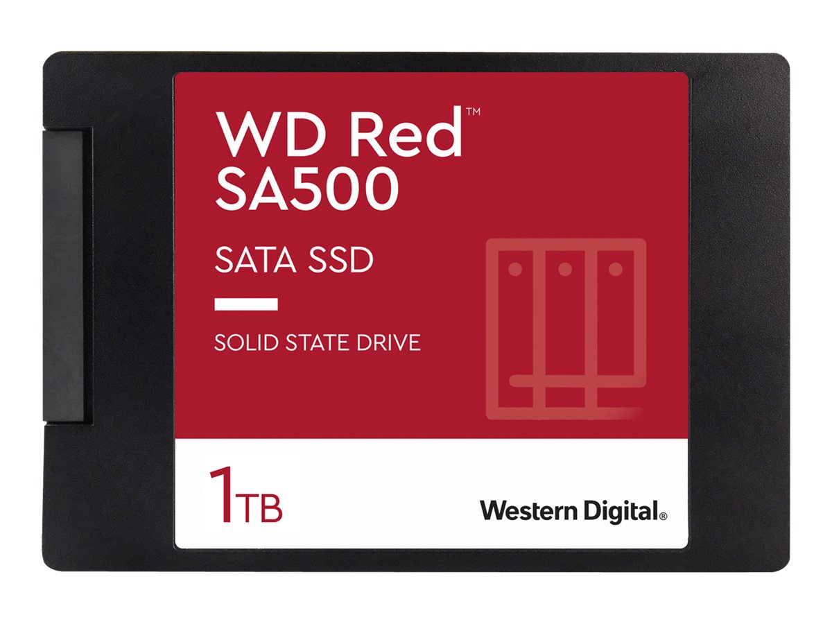 WD Red SA500 NAS SATA SSD WDS100T1R0A - 1 TB SSD - intern - 2.5" (6.4 cm)