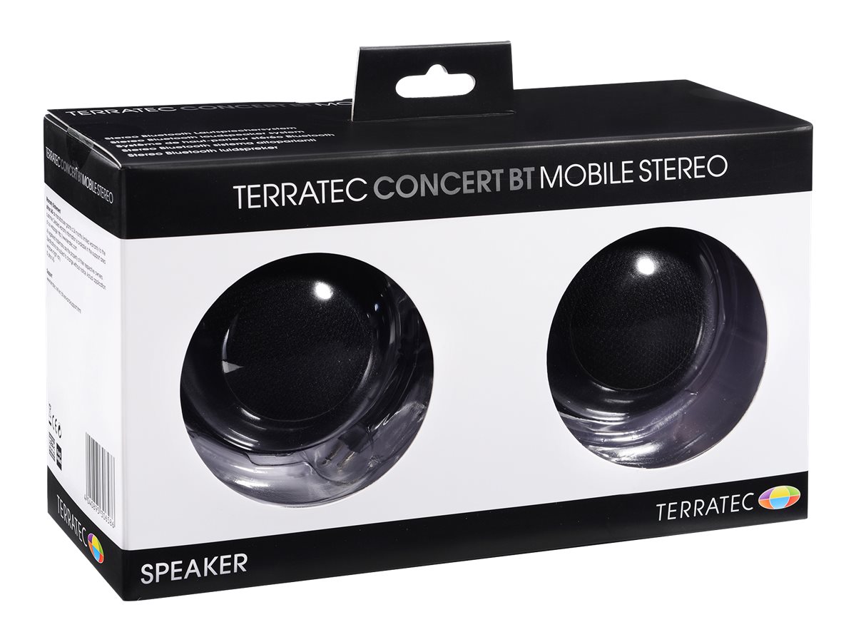 TerraTec CONCERT BT MOBILE STEREO - Lautsprecher - tragbar - kabellos - Bluetooth