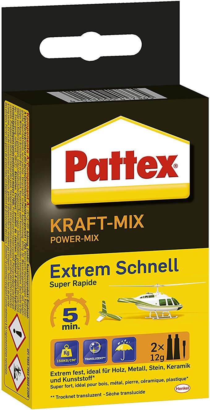 Pattex Zweikomponenten-Kleber Kraft-Mix 2 ST× 12 g
