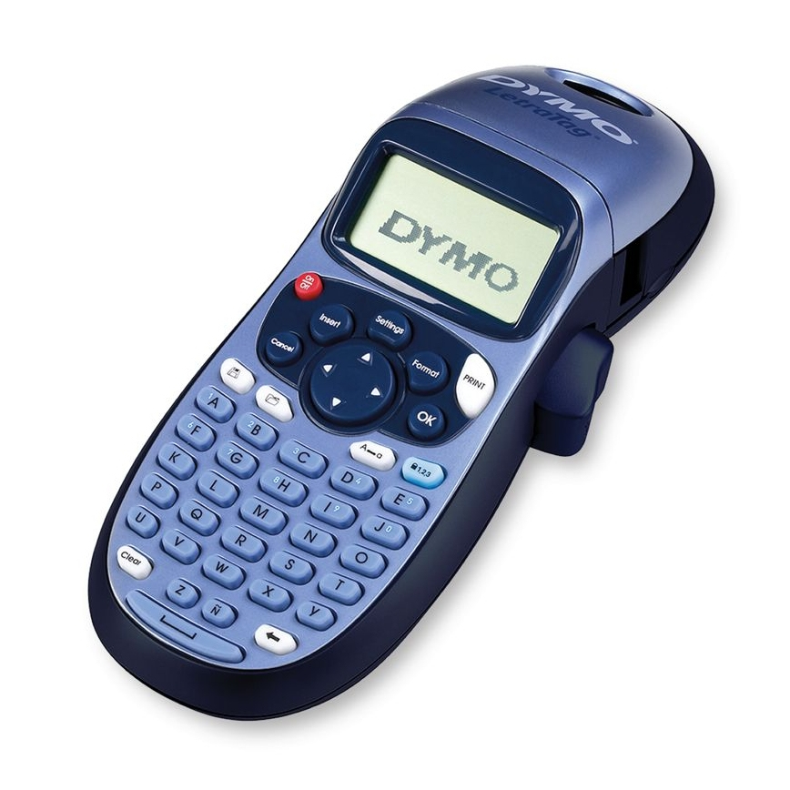 DYMO LetraTag LT-100H blau  Handgerät      ABC-Tastatur