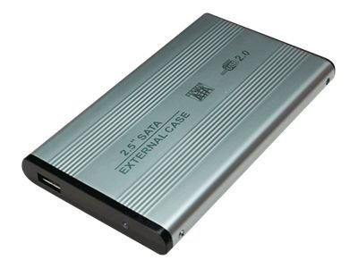 LogiLink Enclosure 2,5 inch S-ATA HDD USB 2.0 Alu - Speichergehäuse - 2.5" (6.4 cm)
