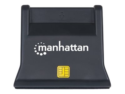 Manhattan USB-A Smart/SIM Card Reader, 480 Mbps (USB 2.0)