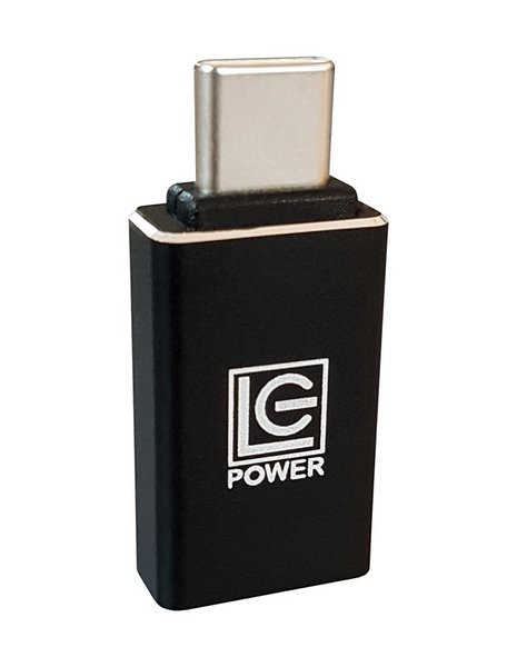 LC Power USB-Adapter - USB Typ A (W) bis USB-C (M)