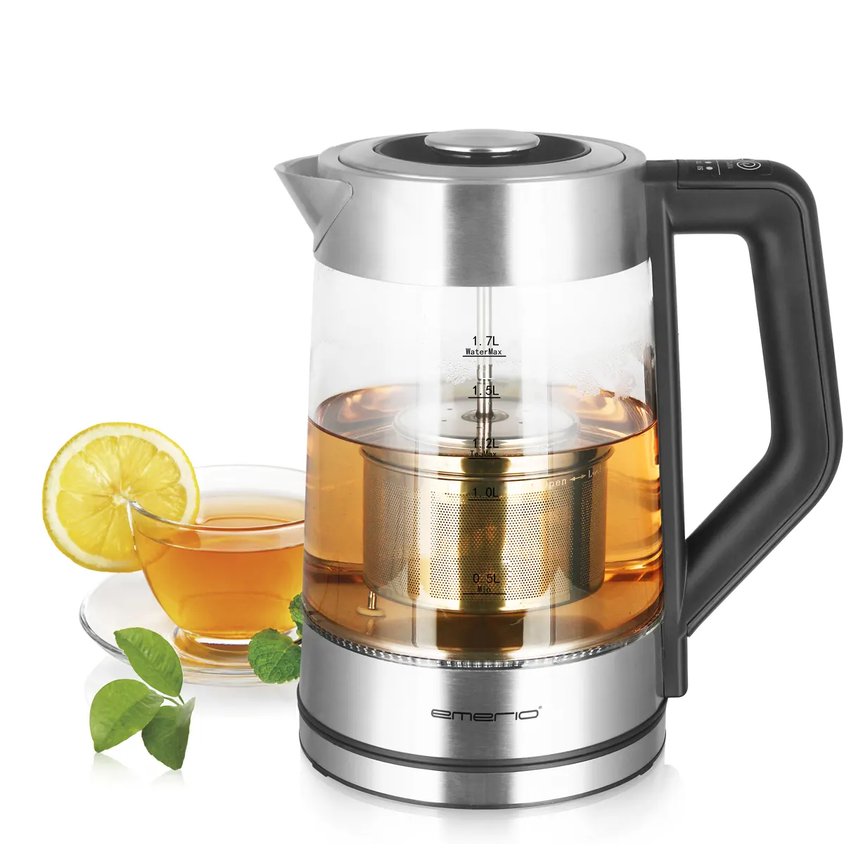 Wasserkocher 1,7 l, 5 Heizleistungsst., Farbwechsel