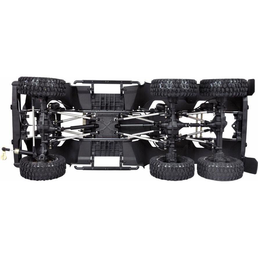 Amewi | AMXRock RCX10.3R Scale Crawler 6x6 Pick-Up 1:10 Roller mit transparentem Lexan-Karo