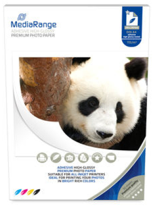 klebendes Fotopapier hochglänzend A4 115 g/m² – 50 Blatt