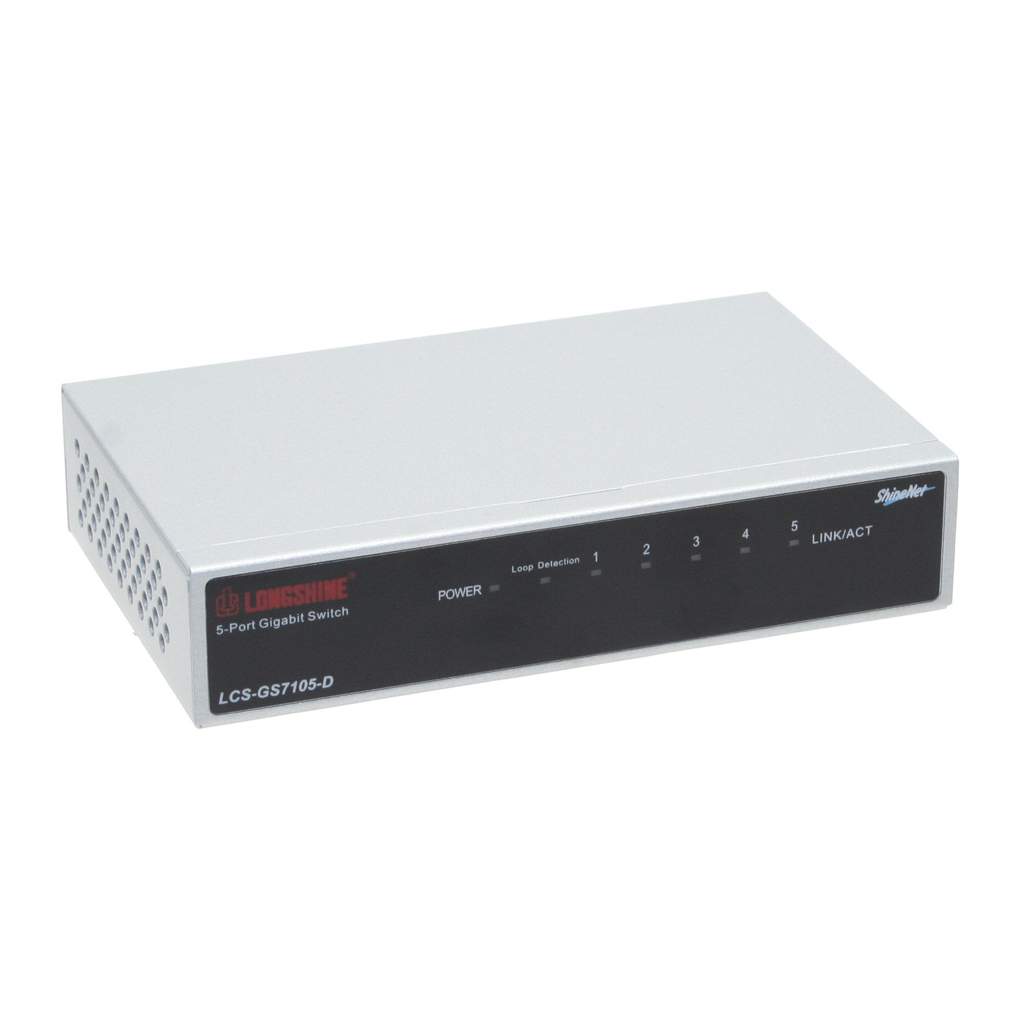 Longshine Gigabit Switch 5-Port LCS-GS7105-E Metall - Switch - 1 Gbps