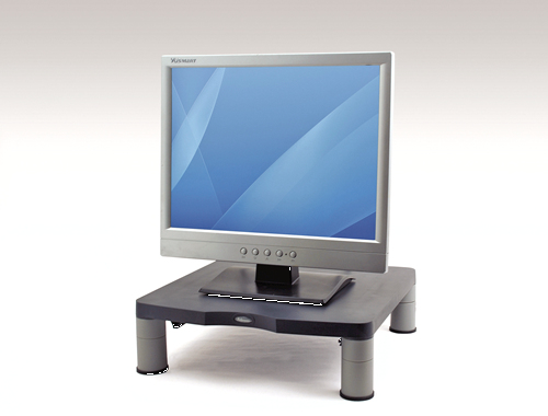 Fellowes Standard Monitor Riser - Aufstellung für Monitor - Kunststoff - Graphite - Bildschirmgröße: 53.3 cm (21")