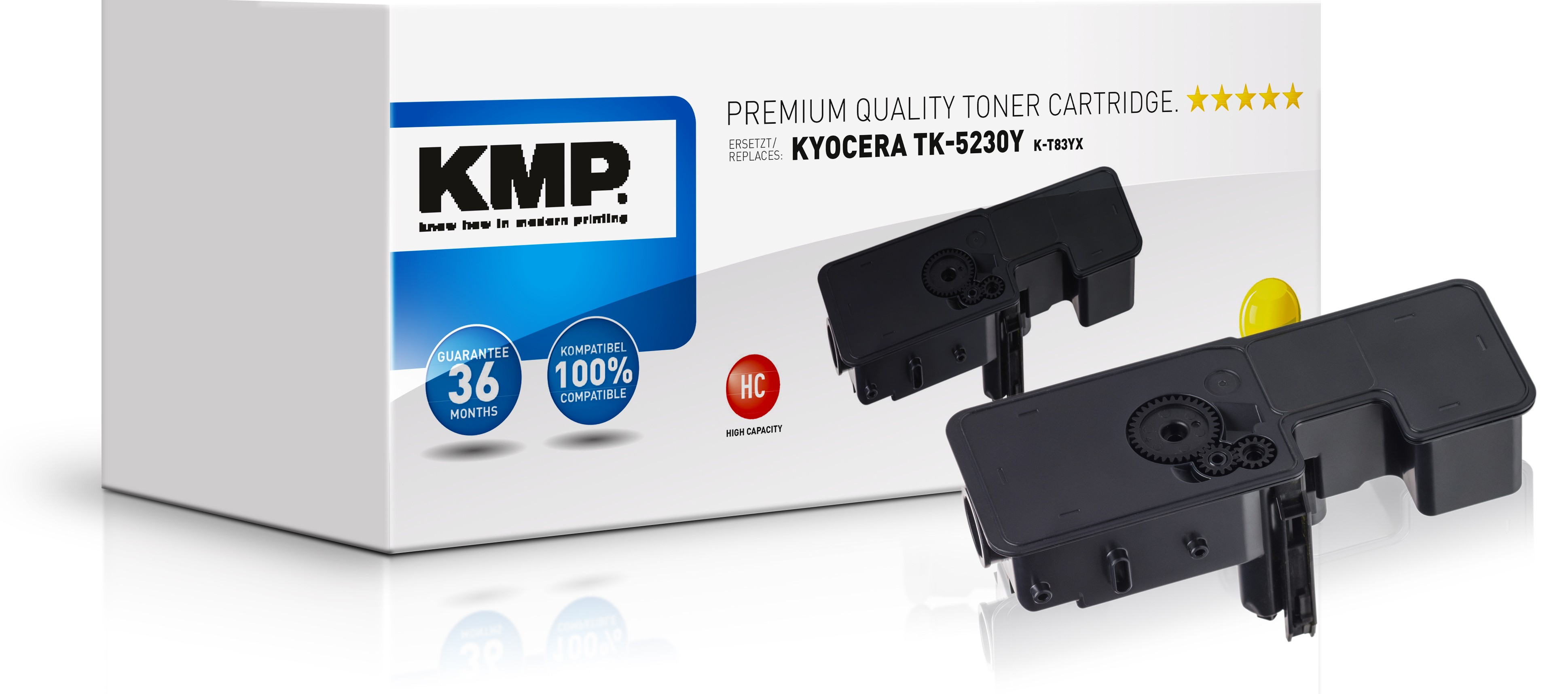 KMP K-T83YX - 2200 Seiten - Gelb - 1 Stück(e)