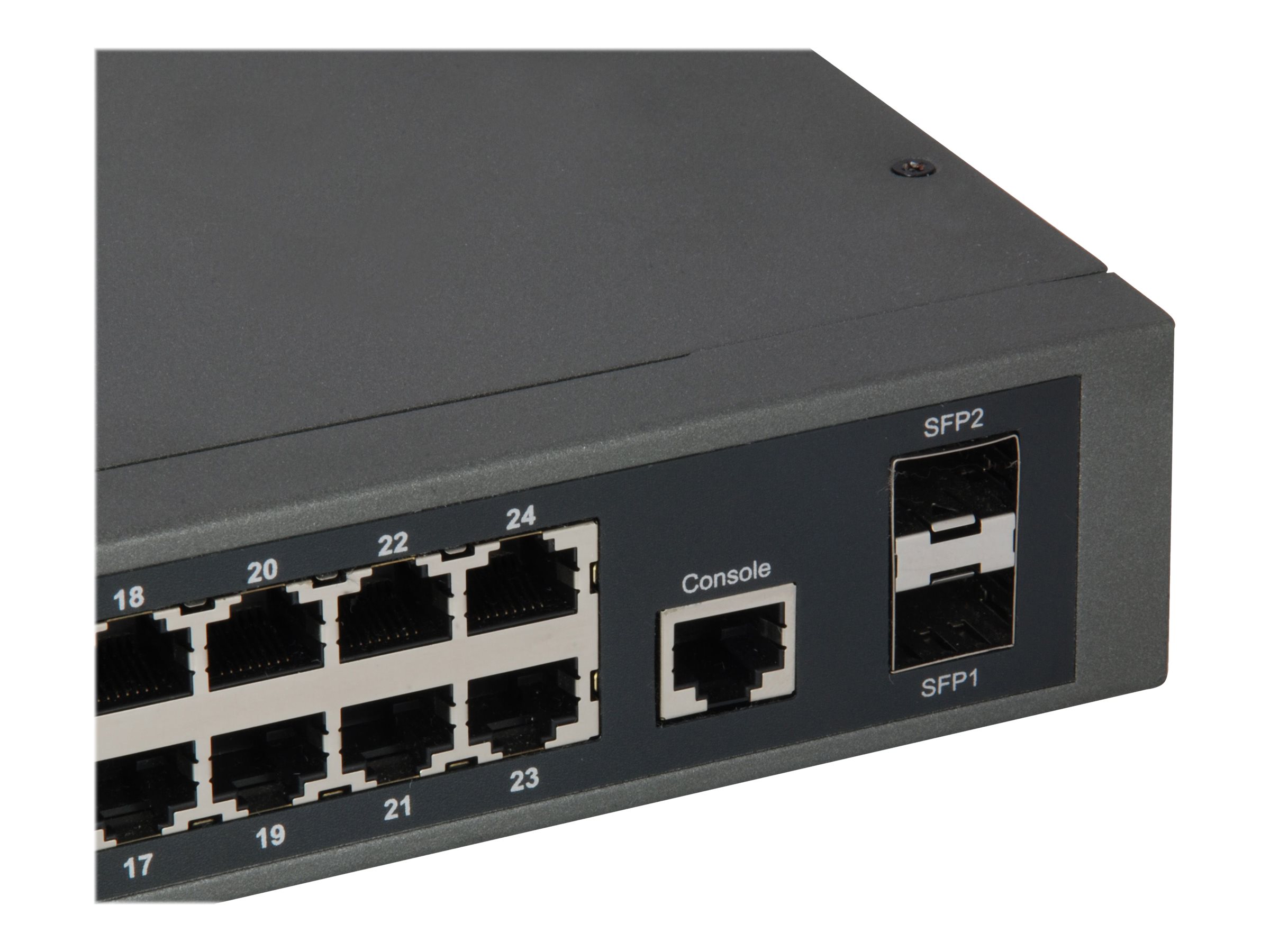 LevelOne Switch 24x GE GEP-2652      2xGSFP 19" 370W 24xPoE+